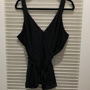 LOFT- Wrap Peplum Tank